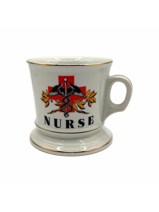 Other - Vintage White Nurse Occupational Shaving Porcelain Mug